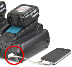 Makita duo snellader DC18RD usb