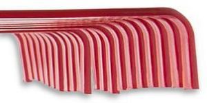 Plastic bladerhark Fiskars detail